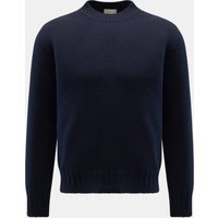 Lunaria Cashmere Lunaria Cashmere - Herren - Cashmere Rundhalspullover navy