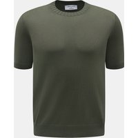 Gran Sasso Gran Sasso - Herren - Kurzarmpullover dunkelgrün