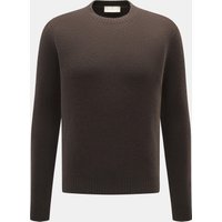 Bruno Manetti Bruno Manetti - Herren - Cashmere Rundhalspullover dunkelbraun