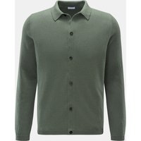 von Braun Herren - Cashmere Cardigan graugrün