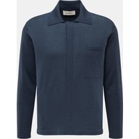 Lisa Yang Lisa Yang - Herren - Cashmere Strickhemd 'Kieran' graublau
