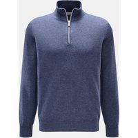 BRUNELLO CUCINELLI - Herren - Cashmere Troyer blau meliert