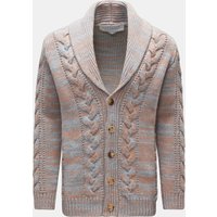 Gabriela Hearst - Herren - Cashmere Cardigan 'Rivera' pastellblau/hellgrau/hellbraun