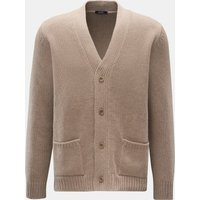04651/ A trip in a bag Herren - Cashmere Cardigan beige