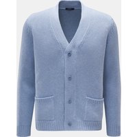 04651/ A trip in a bag 04651/ A trip in a bag - Herren - Cashmere Cardigan hellblau