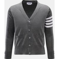 Thom Browne - Herren - Cardigan dunkelgrau meliert