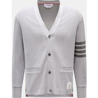 Thom Browne - Herren - Cardigan hellgrau meliert