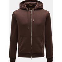 Moorer Moorer - Herren - Sweatjacke 'Matthew Felpa' dunkelbraun