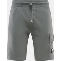 C.P. Company - Herren - Cargo-Sweatshorts graugrün