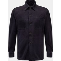 Rifugio Rifugio - Herren - Velourslederjacke dark navy