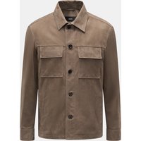 Arma Arma - Herren - Velourslederjacke 'Mex' khaki