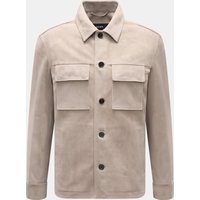 Arma Arma - Herren - Velourslederjacke 'Mex' hellgrau