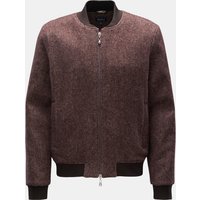 04651/ A trip in a bag 04651/ A trip in a bag - Herren - Woll-Blouson bordeaux/hellbraun