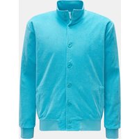 04651/ A trip in a bag 04651/ A trip in a bag - Herren - Frottee-Blouson 'Oyster Bomber' türkis