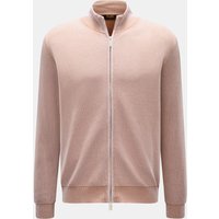 Moorer Moorer - Herren - Strickjacke 'Urbino' offwhite/hellbraun meliert