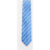 Bigi Bigi - Herren - Seidenkrawatte 'Senna' blau/offwhite gestreift