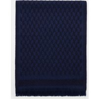 04651/ A trip in a bag 04651/ A trip in a bag - Herren - Schal '3D Jacquard' navy/schwarz gemustert
