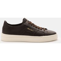 Santoni Santoni - Herren - Sneaker 'Double Buckle' dunkelbraun