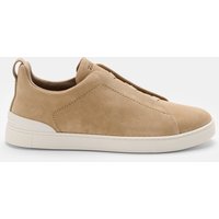 Zegna Zegna - Herren - Slip-on-Sneaker 'Triple Stitch' sand