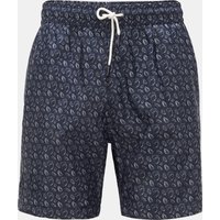 04651/ A trip in a bag 04651/ A trip in a bag - Herren - Badeshorts navy gemustert