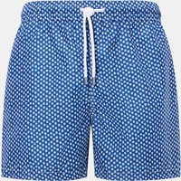 Fedeli Fedeli - Herren - Badeshorts 'Madeira Airstop' blau/weiß/hellblau gemustert