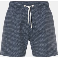 04651/ A trip in a bag 04651/ A trip in a bag - Herren - Badeshorts 'Hansen' navy/weiß gemustert