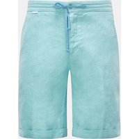 04651/ A trip in a bag 04651/ A trip in a bag - Herren - Leinen-Bermudas 'Linen Bermuda' türkis