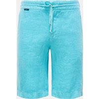 04651/ A trip in a bag 04651/ A trip in a bag - Herren - Leinen-Bermudas 'Linen Bermuda' türkis