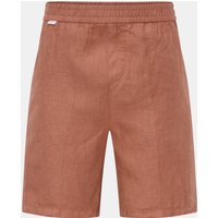 04651/ A trip in a bag 04651/ A trip in a bag - Herren - Leinenshorts rostbraun