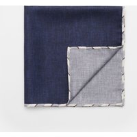 BRUNELLO CUCINELLI Brunello Cucinelli - Herren - Seiden-Einstecktuch navy/rauchblau