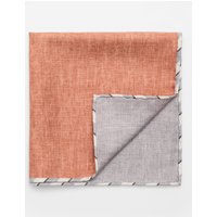 BRUNELLO CUCINELLI Brunello Cucinelli - Herren - Seiden-Einstecktuch braun/grau meliert
