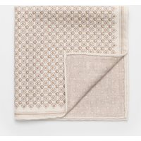 BRUNELLO CUCINELLI Brunello Cucinelli - Herren - Seiden-Einstecktuch sand/hellbraun/beige gemustert