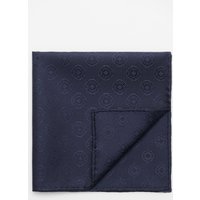 BRUNELLO CUCINELLI Brunello Cucinelli - Herren - Seiden-Einstecktuch dark navy gemustert