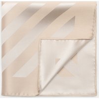 BRUNELLO CUCINELLI Brunello Cucinelli - Herren - Seiden-Einstecktuch beige/creme gestreift