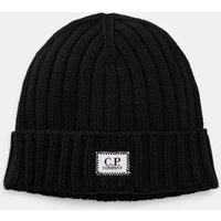 C.P. Company - Herren - Merino Mütze schwarz