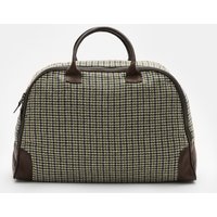 04651/ A trip in a bag 04651/ A trip in a bag - Herren - Weekender '356-Bag Tweed' dunkelbraun/grau/grün kariert