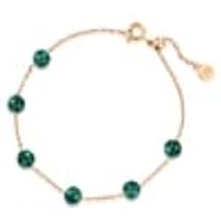 'Cosmos' 18K Rose Gold Malachite Bracelet