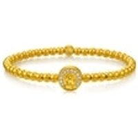 'The Oriental' 999 Gold Diamond Bracelet