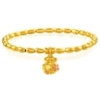 'Taffy' 999 Gold Fortune Bag Bracelet