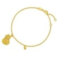'Daily Bliss' 999 Gold Diamond Gourd Bracelet