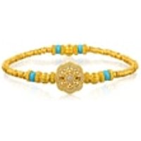 'The Oriental' 999 Gold Diamond Mandala Bracelet