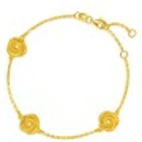 999 Gold Rose Bracelet