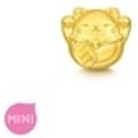 'Blessings' 999 Gold Lucky Cat Charm