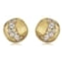 'Africa' 18K Yellow Gold Diamond Earrings