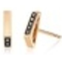 Chow Sang Sang Jewellery Get 15% Off M 18K Red Black Gold Black Diamond Mismatched Earrings