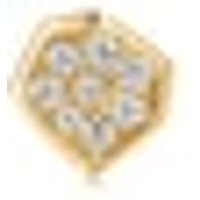 'Harmony'18K Yellow Gold Diamond Single Earring