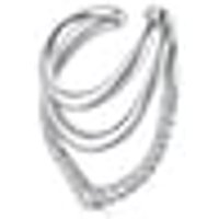 'Form' 18K White Gold Diamond Single Ear Cuff