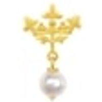 'The Art of Romance' 999.9 Gold Pearl Single Earring