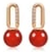 'Cosmos' 18K Rose Gold Earrings