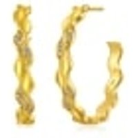 999 Gold Diamond Earrings